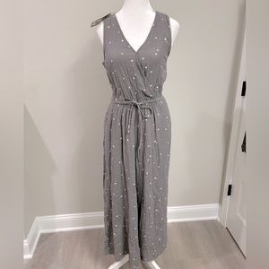 True Craft NWT Southern Roadtrip Grey Jumpsuit- Medium